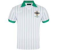 Northern Ireland Mens Official 1982 World Cup Finals Retro Shirt White Medium