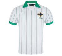 Northern Ireland Mens Official 1982 World Cup Retro Shirt White Large