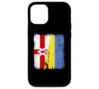 Northern Ireland Ukraine Half Flag Northern Irish Ukrainian Case for iPhone 12/12 Pro