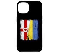 Northern Ireland Ukraine Half Flag Northern Irish Ukrainian Case for iPhone 13