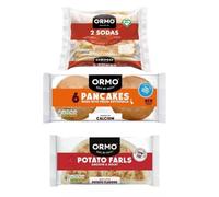 Northern Irish Breakfast Bundle | 3 Pack - Soda Bread, Potato Farls & Buttermilk Pancakes - Traditional Ulster Fry Bakery Selection