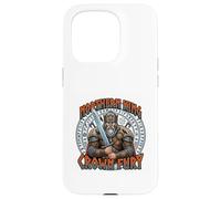 Northern King Crown Fury Norse Warrior Art Case for iPhone 15 Pro