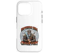 Northern King Crown Fury Norse Warrior Art Case for iPhone 16 Pro