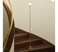 Northern LED battery-powered floor lamp Snowball brass-coloured, 2700 K