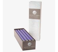 Northern Lights 12 Pack Lilac Taper Candles NL145