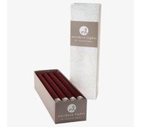 Northern Lights 12 Pack Red Taper Candles NL149