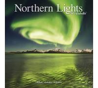 Northern Lights Calendar 2025 Square Travel Wall Calendar - 16 Month 9781804604