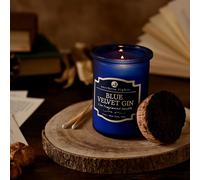 Northern Lights 5oz Candle Spirit Jar - Blue Velvet Gin in Bright Blue Northern Lights Bright Blue