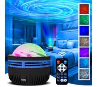 Northern Lights Aurora Star Projector With Remote Control, RGB Colorful Night LED Projection Lamp, 7 Light Effects Galaxy Projector for Bedroom Home Decorations