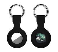 Northern Lights Bear Keychain Holder Case Compatible with AirTag Waterproof Silicone Shell Protective Case 1PCS