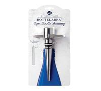 Northern Lights Candles Bottelabra Taper Holder, Pewter
