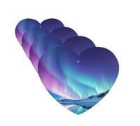 Northern Lights Car Air Freshener Cards for Women Men 4 Pack Cute Car Accessories Long Lasting Scent Car Diffuser Hanging Auto Aromatherapy Tablets Car Fresheners Gifts