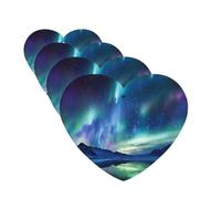 Northern Lights Car Air Fresheners Cards Set of 4 Pieces Personalized Car Fresheners Gifts for Men Women Auto Aromatherapy Tablets Hanging Scented Cards for Wardrobe Bathroom