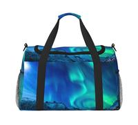Northern Lights Handheld Crossbody Travel Bag Weekender Bag Carry Travel Bag Duffle Bag Gym Bag for Men Women