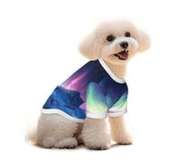 Northern Lights in The Andes Mountains Dog T-Shirt Clothes Apparel Puppy Vest Pet and Elastic Tank Top Clothing, Dogs Cats Pullovers Cute Breathable Soft Medium