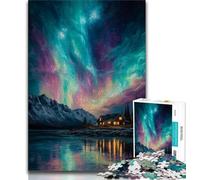 Northern Lights Jigsaw Puzzles 1000 Pieces for Adults Teens,Toys Educational Games Stress Relieving Great Gifts And Toys (38x26cm)