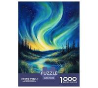 Northern Lights Jigsaw Puzzles Puzzle for Adults Kids. 1000 Piece Great Gifts Challenge Toy Educational Game Home Decoration for Educational Games Gifts 70x50cm/1000pcs