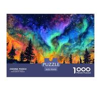 Northern Lights Jigsaw Puzzles Puzzle for Adults Kids. 1000 Piece Impossible Challenge Toy Educational Games Home Decoration for Educational Games Gifts 70x50cm/1000pcs