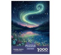 Northern Lights Jigsaw Puzzles Puzzle for Adults Kids. 1000 Piece Impossible Challenge Toy Educational Game Home Decoration for Educational Games Gifts 70x50cm/1000pcs
