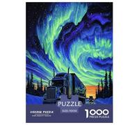 Northern Lights Jigsaw Puzzles Puzzle for Adults Kids. 1000 Piece Whimsical Challenge Toy Educational Games Home Decoration for Adults& Kids Age 14 Years Up 70x50cm/1000pcs