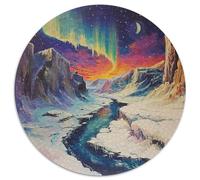 Northern Lights Jigsaw Puzzles Puzzle for Adults Kids. 1000 Pieces Great Gifts Challenge Toy Educational Games Home Decoration for Adults& Kids Age 14 Years Up 1000pcs (67.5x67.5cm)
