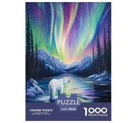 Northern Lights Jigsaw Puzzles Puzzle for Adults Kids. 1000 Pieces Impossible Challenge Toy Educational Games Home Decoration for Adults& Kids Age 14 Years Up 38x26cm/1000pcs
