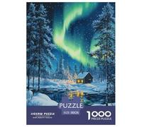 Northern Lights Jigsaw Puzzles Puzzle for Adults Kids. 1000 Pieces Whimsical Challenge Toy Educational Games Home Decoration for Adults& Kids Age 14 Years Up 38x26cm/1000pcs