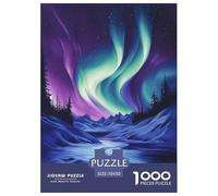 Northern Lights Jigsaw Puzzles Puzzles for Adults Kids. 1000 Piece Great Gifts Challenge Toy Educational Games Home Decoration for Adults& Kids Age 14 Years Up 70x50cm/1000pcs