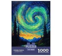 Northern Lights Jigsaw Puzzles Puzzles for Adults Kids. 1000 Piece Whimsical Challenge Toy Educational Game Home Decoration for Adults& Kids Age 14 Years Up 38x26cm/1000pcs