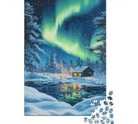 Northern Lights Jigsaw Puzzles Puzzles for Adults Kids. 1000 Pieces Great Gifts Challenge Toy Educational Games Home Decoration for Adults& Kids Age 14 Years Up 1000pcs (75x50cm)