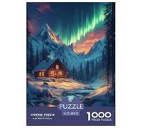 Northern Lights Jigsaw Puzzles Puzzles for Adults Kids. 1000 Pieces Whimsical Challenge Toy Educational Games Home Decoration for Adults& Kids Age 14 Years Up 52x38cm/1000pcs