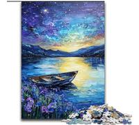Northern Lights JigsawPuzzle 1000 Pieces for Adults, Challenging Game And Family Play Artists Collection, Fine Art for Age 14 Years Up (26x38cm)