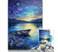 Northern Lights JigsawPuzzle 2000 Pieces for Adults,Challenging To Complete But Fun And Humorous with Matching Poster And Trivia Sheet 70x100cm