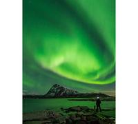 Northern Lights Lofoten Islands Norway Art Print Poster Wall Decor