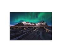 Northern Lights Mountain,1500-piece puzzle,Classic Jigsaw Puzzle DIY Set Paper Toy Unique Gift Home Decor,57x87cm