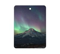Northern Lights Mountain Car Air Freshener Aromatherapy Tablets Hanging Scented Cards for Rooms Bathrooms Wardrobe Square