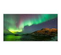 Northern Lights near Tromso, Norway Poster by Louise Murray 160 x 80 cm Wall art Wall decor