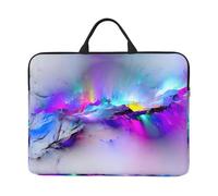 Northern Lights Painting Print 14in Laptop Case Sleeve Bag, Portable Handle for Business Trip, Commuting, Fits Notebook & Tablet