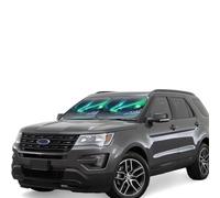 Northern Lights Print Car Sun Shade Windshield 2-Piece Foldable Front Windshield Sun Visor Sunshade for Car Windshield, S