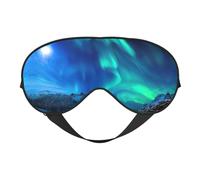 Northern Lights Print Sleep Eye Cover Soft Eye Shade for Women Men, Night's Sleep, Travel, Nap
