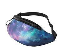 Northern Lights Printed Fanny Pack for Men Women Crossbody Waist Bag Pack Bum Bag with Adjustable Strap for Hiking Running Travel Cycling