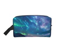 Northern Lights Printed Makeup Bag Large Travel Cosmetic Bags Waterproof Cosmetic Case Toiletry Bag Organizer for Women Mom Girls