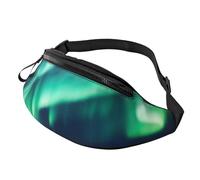 Northern Lights Printed Personalized Waist Bag, Lightweight and Versatile Crossbody Bag for Everyday and Outdoor Adventures