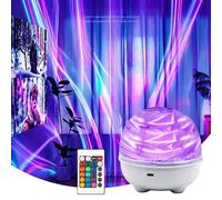 Northern Lights Projector,16 Colors Ocean Waves Galaxy Projector for Bedroom,Remote Water Ripple Galaxy Light Projector for Meditation Relaxation,Teen Girls Gifts for Teens Boy, Cool Stuff for Boys