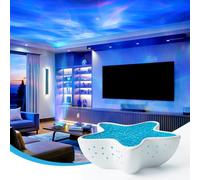 Northern Lights Projector, Ocean Wave Projector Light for Bedroom Lights for Classroom, Galaxy Night Light for Kids Dorm Decor, Cute Room Decor Aesthetic Teen Girl Gifts for Teens Girls Boy
