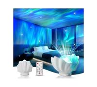 Northern Lights Projector,Shell Night Light Built for Bedroom Nebula Lamp, Kids Dorm Decor, for Teens Girls Boy
