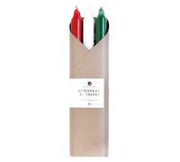 Northern Lights Set 6pcs x 12 Inch Taper Candle - Mistletoe