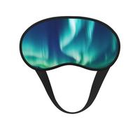 Northern Lights Sleep Mask for Side Sleeper Eye Mask for Sleeping Light Blocking Soft Breathable Sleep Eye Mask for Women Men Adjustable Elastic Strap Travel Nap Blackout Eye Shade Cover