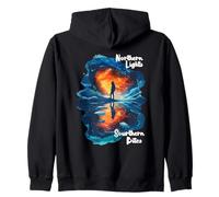Northern lights, southern bites Zip Hoodie