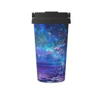 Northern Lights Travel Mug 17oz/500ml Insulated Coffee Cup Insulation Stainless Steel Bottle for Hot & Cold Water Coffee and Tea